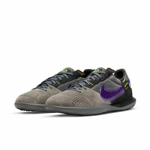 [BRM2154766] 나이키 스트리트가토 인도어 축구화 맨즈 DC8466-250 (Cave Stone/Electro Purple-Black)  Nike Streetgato Indoor Soccer Shoes