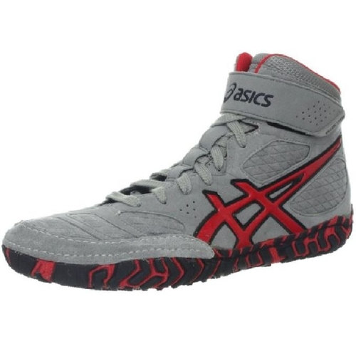[BRM1906639] 아식스 어그레서 2 레슬링화 - Grey/Red/Black 맨즈 J300Y.9623 복싱화  Asics Aggressor Wrestling Shoes