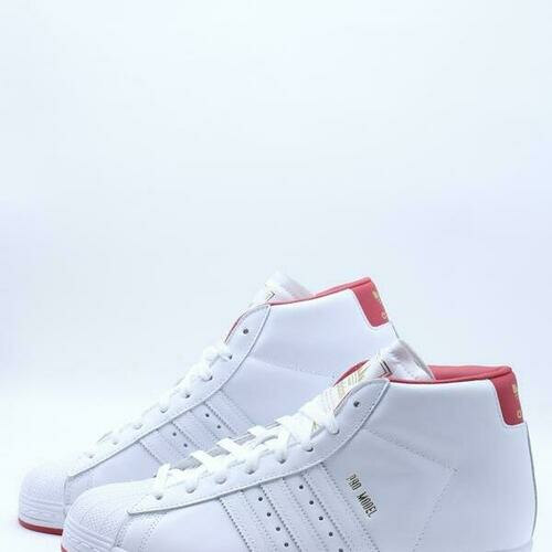 [BRM2005259] 아디다스 맨즈 프로 모델 스니커 - 화이트 Scarlet 캐주얼화  ADIDAS Men&#039;s Pro Model Sneaker White