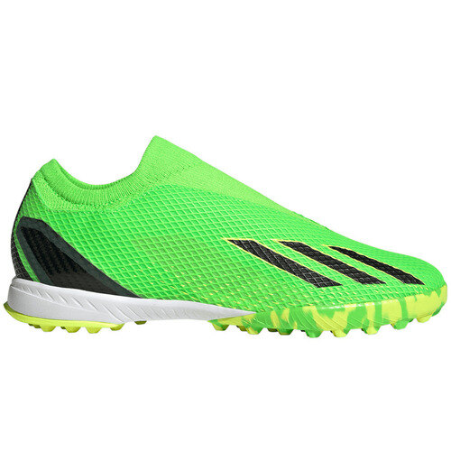 [BRM2077124] 아디다스 엑스 스피드Portal.3 Laceless 터프 - 게임 Data 팩  축구화 (Green/Red/Yellow) Adidas X SpeedPortal.3 Turf Game Pack