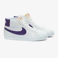 나이키 SB 블레이저 미드 맨즈  (White/Purple)  Nike Blazer Mid