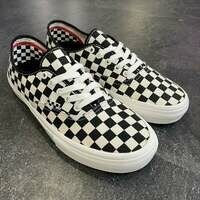 [BRM2122107] 반스 스케이트 어센틱 체커보드/Marshmallow 맨즈  Vans Skate Authentic Checkerboard/Marshmallow
