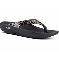 [BRM2031680] 우포스 울랄라 샌들 - 한정판 우먼스 1403-BLKLEOPRD (Black Leopard)  OOFOS OOlala Sandal Limited Edition Women&#039;s