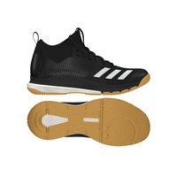[BRM1895998] 아디다스 크레이지플라이트 엑스 3 미드 슈즈 - 블랙 우먼스 ADCRAZMID.90 배구화 (Core Black / Cloud White Gum)  Addias Crazyflight Mid Shoes