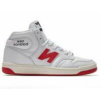 [BRM2178765] 뉴발란스 뉴메릭 480 하이 슈즈  맨즈 (White/Red)  New Balance Numeric Hi Shoes