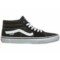 [BRM2180299] 반스 스케이트 Grosso 미드 슈즈  맨즈 (Black/White)  Vans Skate Mid Shoes