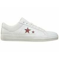 [BRM2181286] 컨버스 x Turnstile 원 스타 프로 슈즈  맨즈 (White/Pink)  Converse One Star Pro Shoes