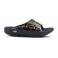 [BRM2081768] 우포스 OOahh Limited 슬리퍼 샌들 우먼스 1103 런닝화 (Leopard)  Oofos Women’s Slide Sandal