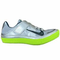 [BRM2115520] 나이키 남녀공용 하이 점프 III 맨즈 317645-003  - 높이뛰기화 - 스파이크화 (003 - Metallic Silver/Black-Electric Green-White)  Nike Unisex High Jump