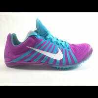 [BRM2132886] 나이키 남녀공용 줌 D - 장거리화 중장거리화  맨즈 육상화 트랙화 육상스파이크 스파이크화 (514 Hyper Violet/White/Gamma Blue)  Nike Unisex Zoom Track Spike
