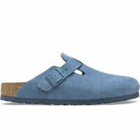 [BRM2183925] 버켄스탁 보스턴 소프트 Footbed 스웨이드 레더/가죽 슬리퍼 맨즈 1027649 (Elemental Blue)  Birkenstock Boston Soft Suede Leather Slippers