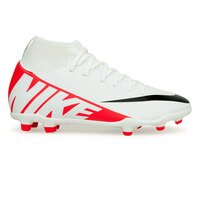 [BRM2169130] 나이키 줌 머큐리얼 슈퍼플라이 9 클럽 FG/MG White/Red 축구화 키즈 Youth  Nike Zoom Mercurial Superfly Club