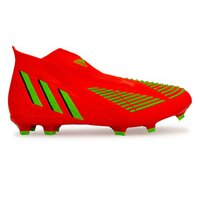 [BRM2169302] 아디다스 프레데터 Edge+ FG 솔라 Red/Solar Green 축구화 키즈 Youth  adidas Predator Solar