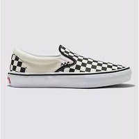 [BRM2149303] 반스 체커보드 스케이트 슬립온 슈즈 맨즈  (Checkerboard (Black/Off White))  Vans Checkerboard Skate SlipOn Shoe