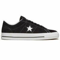 [BRM2114460] 컨버스 원 스타 프로 오엑스 슈즈 맨즈  (Black/Black/White)  Converse One Star Pro Ox Shoes
