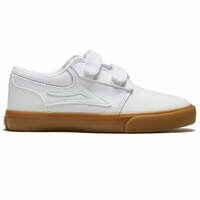 [BRM2153954] 라카이 그리핀 슈즈 키즈 Youth  (White/Gum Suede)  Lakai Griffin Shoes
