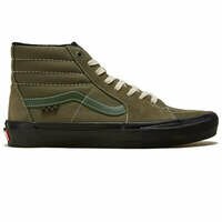 [BRM2178303] 반스 스케이트 Sk8Hi 슈즈 맨즈  (Green Olive)  Vans Skate Shoes