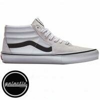 [BRM2114674] 반스 스케이트 Grosso 미드 슈즈 맨즈  (White/Black)  Vans Skate Mid Shoe