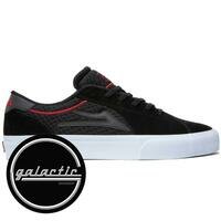[BRM2186747] Galactic G 스케이트shop 라카이 Flaco II 슈즈 맨즈  (Black/Red Suede)  Skateshop Lakai Shoe