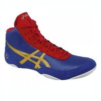 [BRM1905242] 레슬링화 아식스 조던 Burroughs JB 엘리트 V2.0 제트 Blue/Oly Gold/Red 맨즈 J501N.6094 복싱화  Wrestling Shoes ASICS Jordan Elite Jet