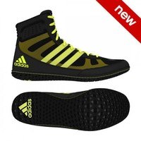 [BRM1909128] 레슬링화 아디다스 매트위저드 데이비드 테일러 Black/Solar Yellow 맨즈 2S77969 복싱화  Wrestling Shoes adidas Mat Wizard David Taylor