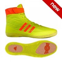 [BRM1926884] 레슬링화 아디다스 컴뱃 스피드 4 데이비드 테일러 MagicMan 솔라 Yellow/Solar Red/Gum 맨즈 2B40609 복싱화  Wrestling Shoes adidas Combat Speed David Taylor Solar