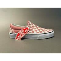 [BRM2100260] 반스 슈즈 클래식 슬립온 체커보드 맨즈  (Rosette / True White)  Vans Shoes Classic Slip On Checkerboard