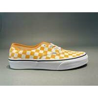 [BRM2101066] 반스 슈즈 체커보드 어센틱 맨즈  (Gold Nugget/True White)  Vans Shoes Checkerboard Authentic