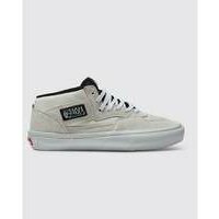 [BRM2181439] 반스 슈즈 스케이트 하프캡 맨즈  (White/Black)  Vans Shoes Skate Half Cab