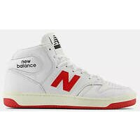 [BRM2179269] 뉴발란스 뉴메릭 480 하이 슈즈 맨즈 (White Red)  New Balance Numeric High Shoes