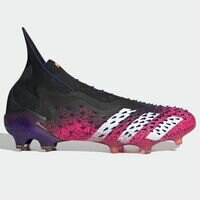 [BRM2015392] 아디다스 프레데터 프리크 + FG - Black-Pink-Purple 맨즈  축구화  Adidas Predator Freak
