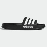 [BRM2017889] 아디다스 아딜렛 샤워 샌들 - Black-White 맨즈  축구화  Adidas Adilette Shower Sandal