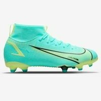 [BRM2019035] 나이키 JR 슈퍼플라이 8 아카데미 FG-MG - Turquoise-Lime Glow 키즈 Youth  축구화  Nike Superfly Academy