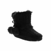 [BRM2019985] ★Wide(발볼넓음) 베어파우 kinsley 우먼스 부츠 슬리퍼 2640W 011  (Black)  bearpaw women&amp;rsquo;s boot slipper