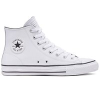 [BRM2171766] 컨버스 CTAS 프로 하이 슈즈 맨즈  (Leather White/ Black)  Converse Pro Hi Shoes