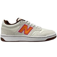[BRM2174325] 뉴발란스 뉴메릭 480 슈즈 맨즈  (White/ Brown)  New Balance Numeric Shoes