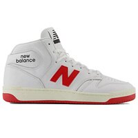 [BRM2178712] 뉴발란스 뉴메릭 480 하이 슈즈 맨즈  (White/ Red)  New Balance Numeric High Shoes