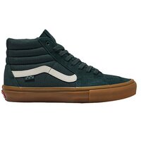 [BRM2182571] 반스 스케이트 Sk8Hi 슈즈 맨즈  (Dark Green/ Gum)  Vans Skate Shoes