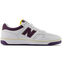 [BRM2186024] 뉴발란스 뉴메릭 480 슈즈 맨즈  (White/ Purple)  New Balance Numeric Shoes
