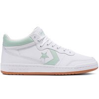 [BRM2187078] 컨버스 Fastbreak 프로 미드 슈즈 맨즈  (White Leather/ Sticky Aloe/ Gum)  Converse Pro Mid Shoes
