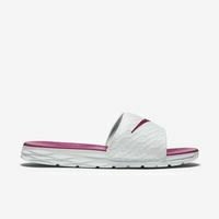 [BRM2023498] 나이키 베네시 솔라소프트 우먼스 슬리퍼 - White/Pink 705475-160  NIKE Nike Benassi Solarsoft Womens Slide