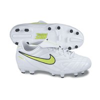 [BRM1896736] 나이키 Youth 티엠포 내츄럴 III FG 축구화 키즈 366208-170 (White/Volt)  Nike Tiempo Natural Soccer Shoes