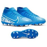[BRM1900530] 나이키 Youth  슈퍼플라이 7 클럽 MG 축구화 키즈 AT8150-414 (Blue Hero/White)  Nike Superfly Club Soccer Shoes
