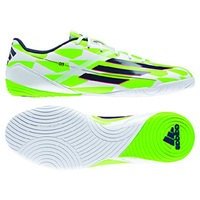 [BRM1903057] 아디다스 F10 인도어 축구화 맨즈 M18310 (White/Green)  adidas Indoor Soccer Shoes