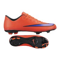 [BRM1903266] 나이키 Youth 머큐리얼 베이퍼  엑스 FG 축구화 키즈 651620-650 (Bright Crimson)  Nike Mercurial Vapor Soccer Shoes