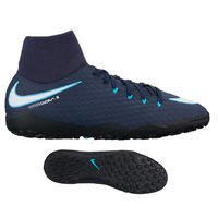 [BRM1903792] 나이키 하이퍼베놈X 펠론 III DF 터프 축구화 맨즈 917769-414 (Navy/Gamma)  Nike HyperVenomX Phelon Turf Soccer Shoes