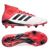 [BRM1908968] 아디다스 프레데터  18.1 FG 축구화 맨즈 CM7410 (White/Black/Red)  adidas Predator Soccer Shoes