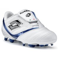 [BRM1910814] 로또 Vento 스피릿 FG 축구화 맨즈 L5519 (White/Blue)  Lotto Spirit Soccer Shoes