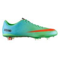 [BRM1913009] 나이키 머큐리얼 베이퍼 IX FG 축구화 맨즈 555605-380 (Neo Lime/Orange)  Nike Mercurial Vapor Soccer Shoes