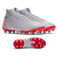 [BRM1913156] 나이키 Youth 슈퍼플라이 6 아카데미 MG 축구화 키즈 AH7337-060 (Gray/Crimson)  Nike Superfly Academy Soccer Shoes